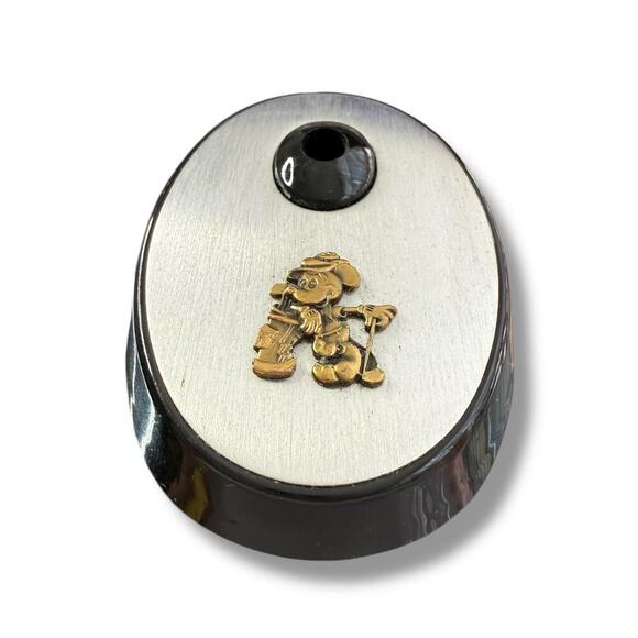 Disney World Vintage Mickey Mouse Cast Member Metal Pen Holder - Picture 2 of 5